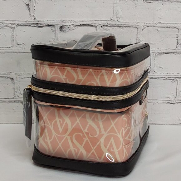 'VICTORIA'S SECRET' LOGO SIGNATURE TRAIN CASE 4 - PIECE SET - Picture 3 of 16